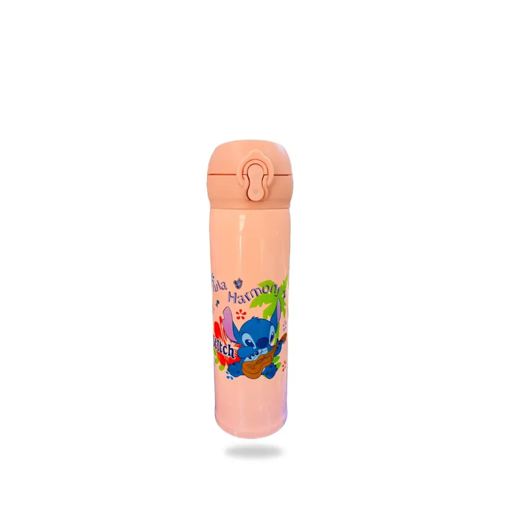 [BT-013] Thermos Stitch en acier inoxydable double paroi -500ML - Corail