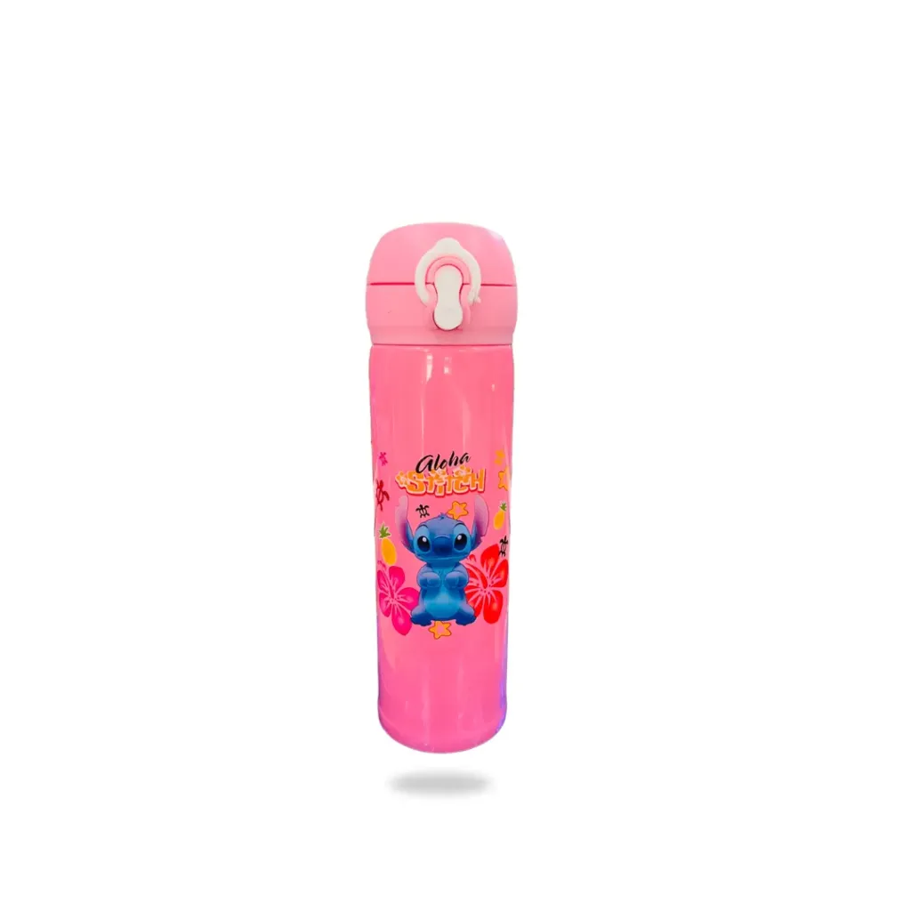 [BT-014] Thermos Stitch en acier inoxydable double paroi -500ML - Rose