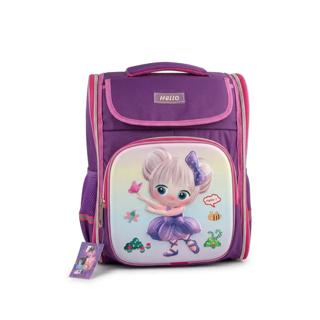 [SAC-P007] Sac à Dos "Hello" - Little girl